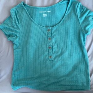 American Eagle Button Up Cropped top